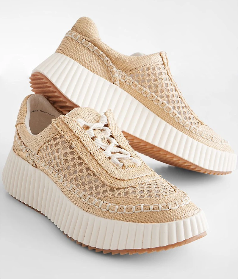 Dolen Platform Raffia Sneaker