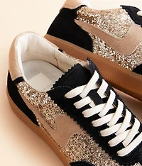 Notice Leather Glitter Sneaker
