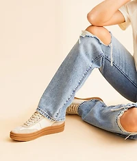 Notice X Platform Leather Sneaker