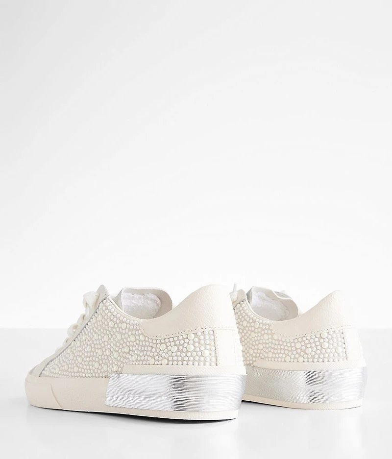 Zina Pieced Low Top Leather Sneaker