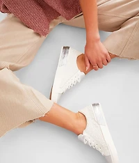 Zina Pieced Low Top Leather Sneaker