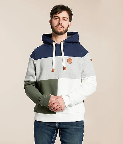 Smithson Color Block Hooded Sweatshirt