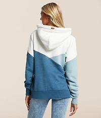 Roxy Quarter Zip Hooded Sweatshirt