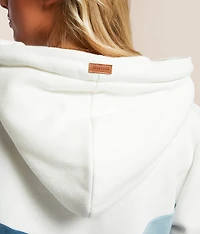 Roxy Quarter Zip Hooded Sweatshirt