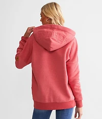 Shine Quater Zip Hooded Sweatshirt
