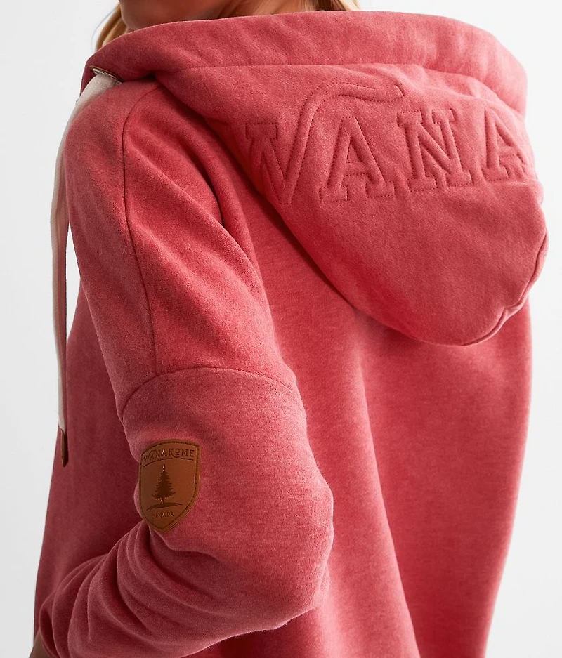 Shine Quater Zip Hooded Sweatshirt