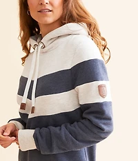 Allia Color Block Hooded Sweatshirt