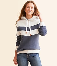 Allia Color Block Hooded Sweatshirt
