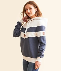 Allia Color Block Hooded Sweatshirt