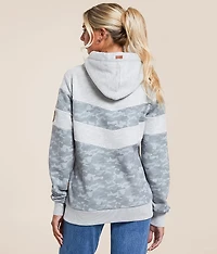 Allia Color Block Hooded Sweatshirt