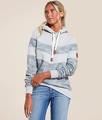 Allia Color Block Hooded Sweatshirt