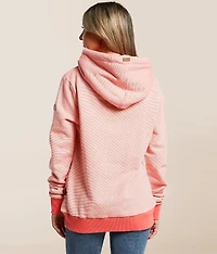 Corrie Microstripe Hooded Sweatshirt