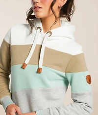 Spira Color Block Hooded Sweatshirt