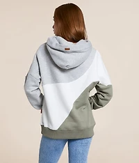 Ariel Color Block Hooded Sweatshirt