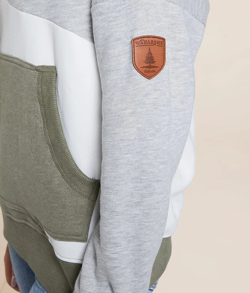 Ariel Color Block Hooded Sweatshirt