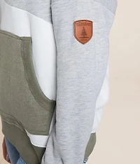 Ariel Color Block Hooded Sweatshirt