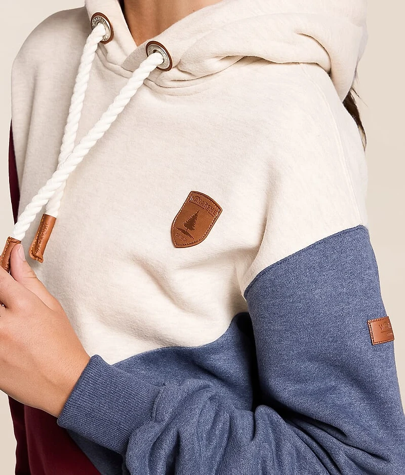 Carria Color Block Hooded Sweatshirt