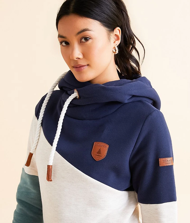 Selene Asymmetrical Hooded Sweatshirt