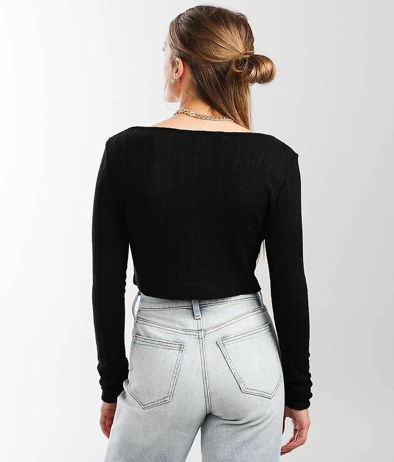 Ribbed Crop Top