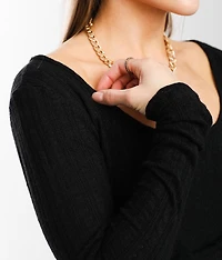 Ribbed Crop Top