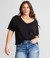 Faux Henley Top