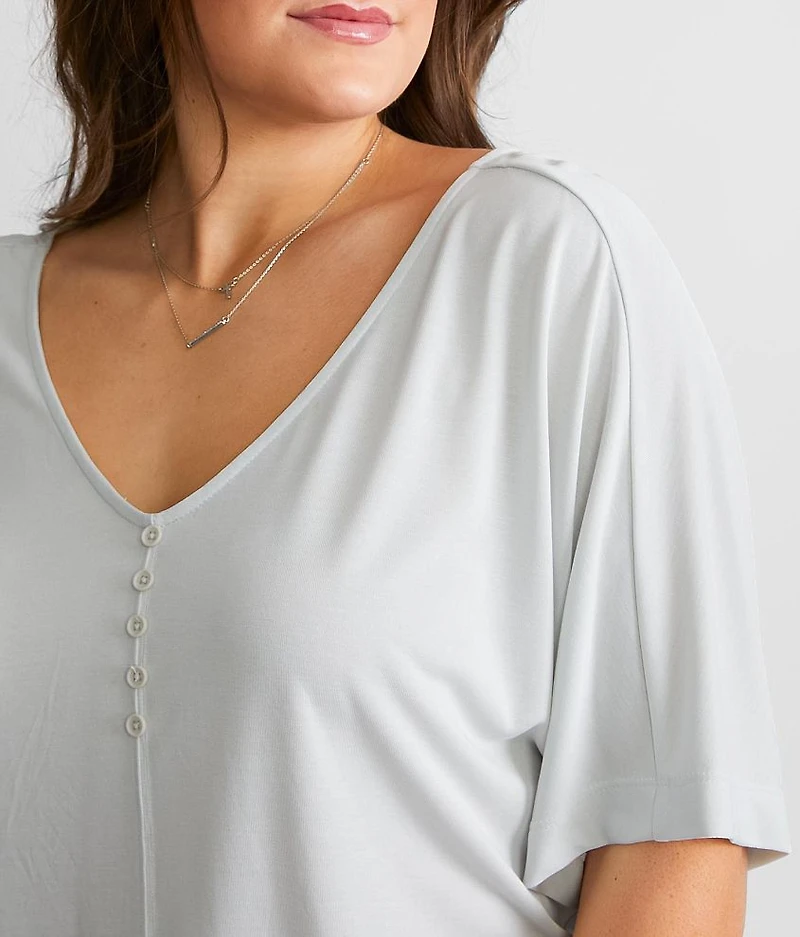 Faux Henley Top
