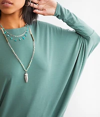 Boatneck Dolman Top