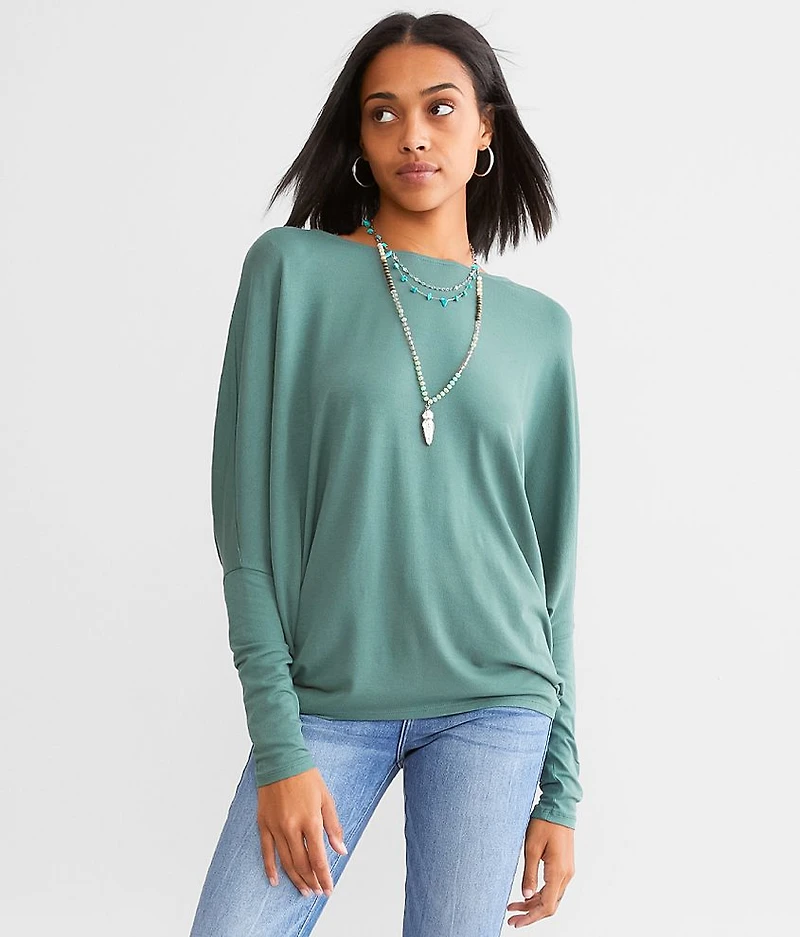Boatneck Dolman Top