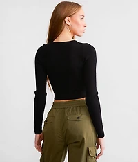 Be My Comfort Cropped Sweater