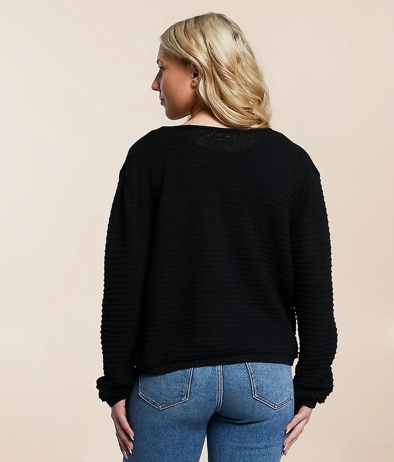 Textured Knit Sweater