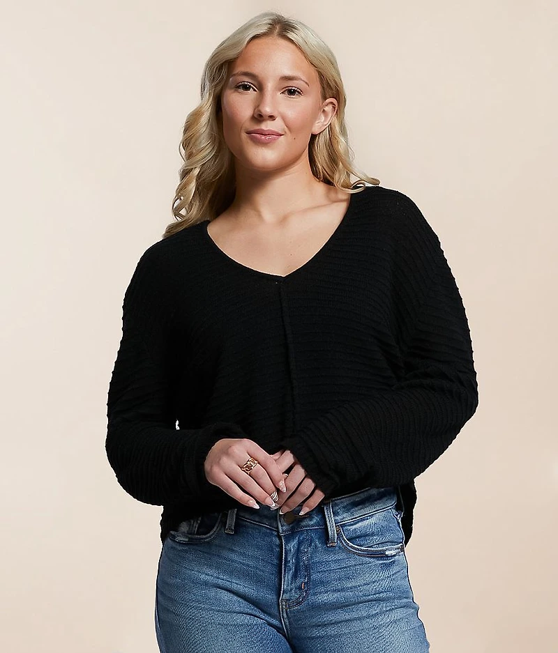 Textured Knit Sweater