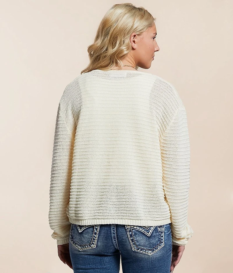 Textured Knit Sweater