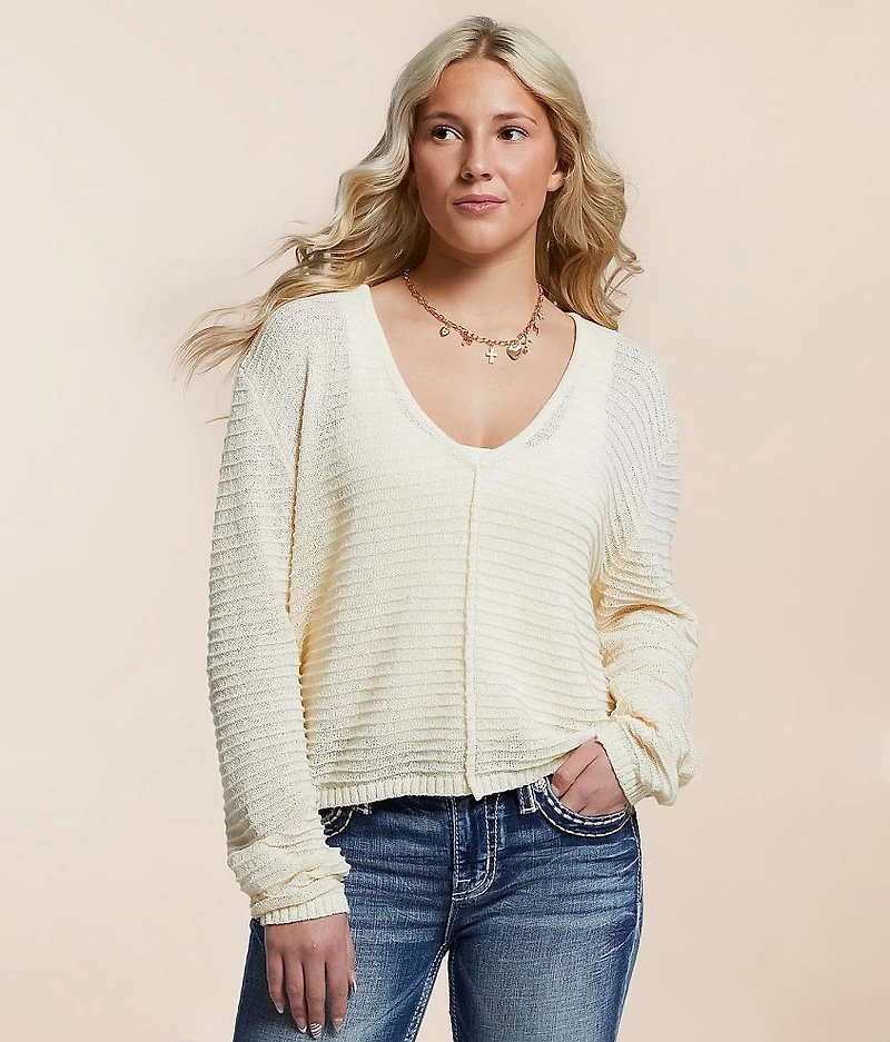 Textured Knit Sweater