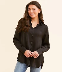 Satin Oversized Blouse