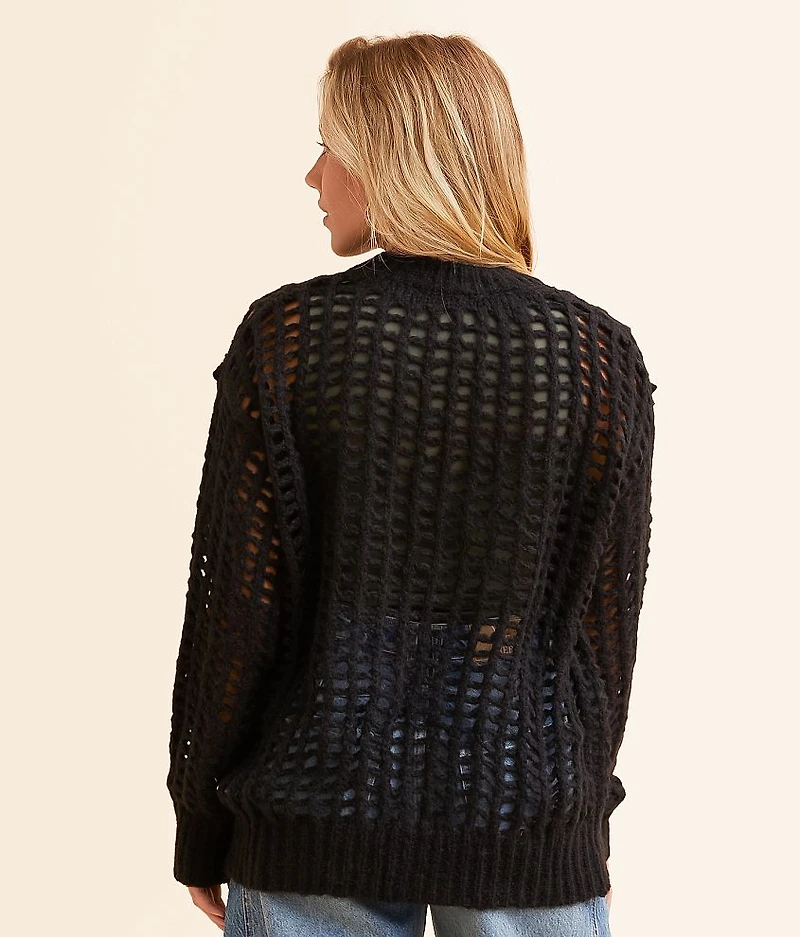 Open Stitch Sweater