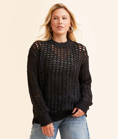 Open Stitch Sweater