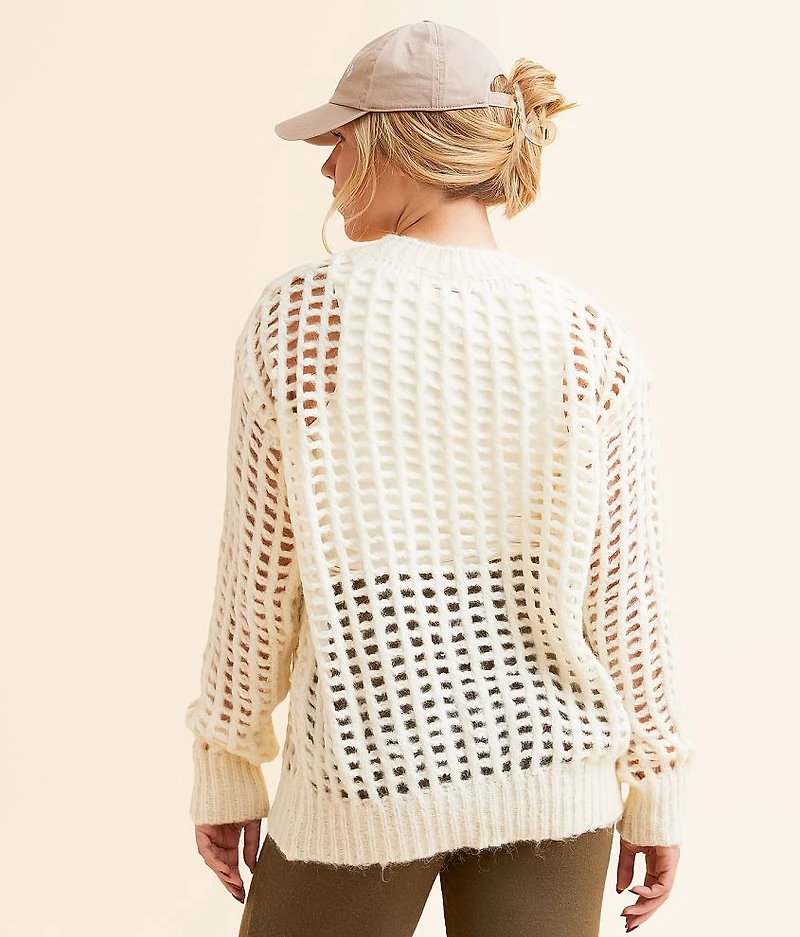 Open Stitch Sweater
