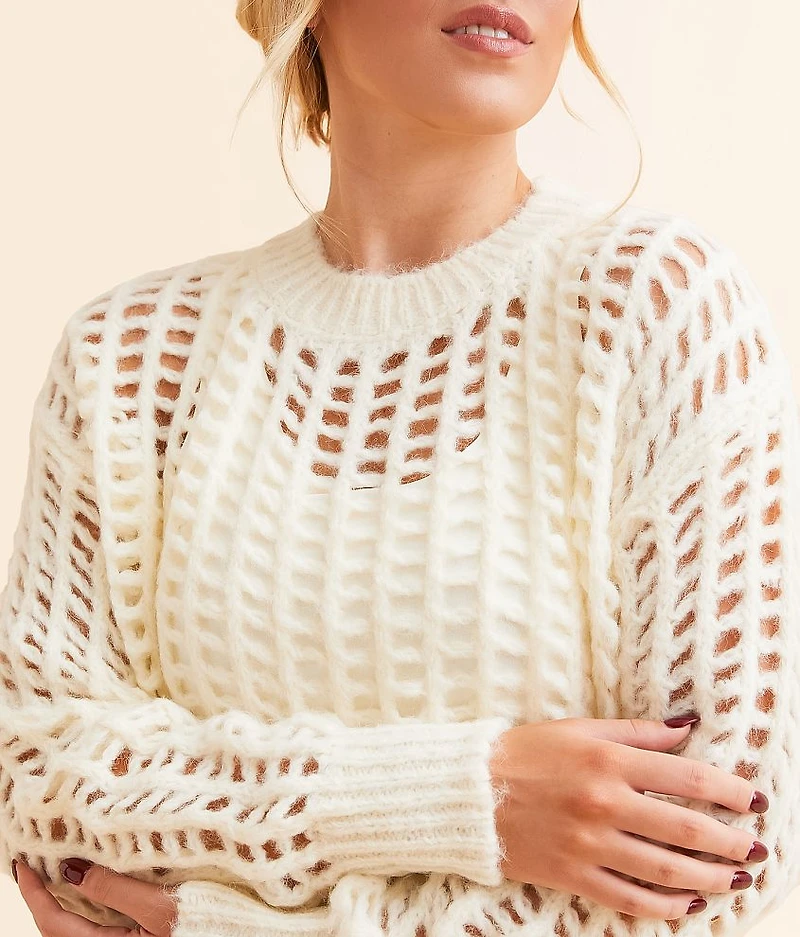 Open Stitch Sweater