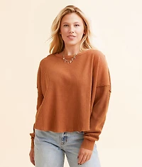 Waffle Knit Top