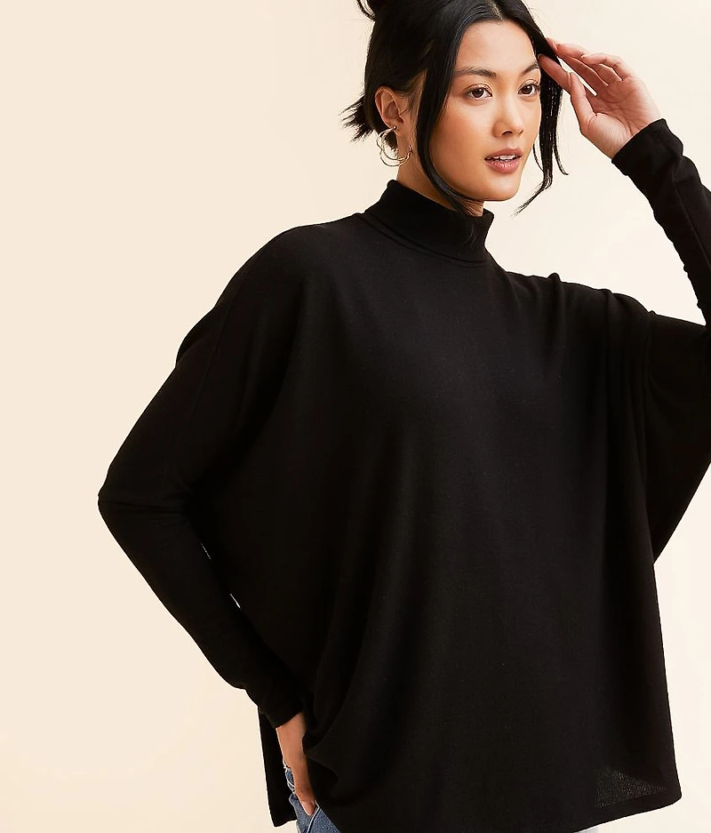 Turtleneck Dolman Top