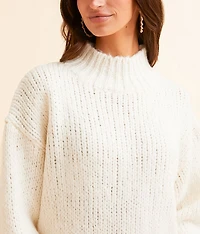 Mock Neck Oversized Sweater