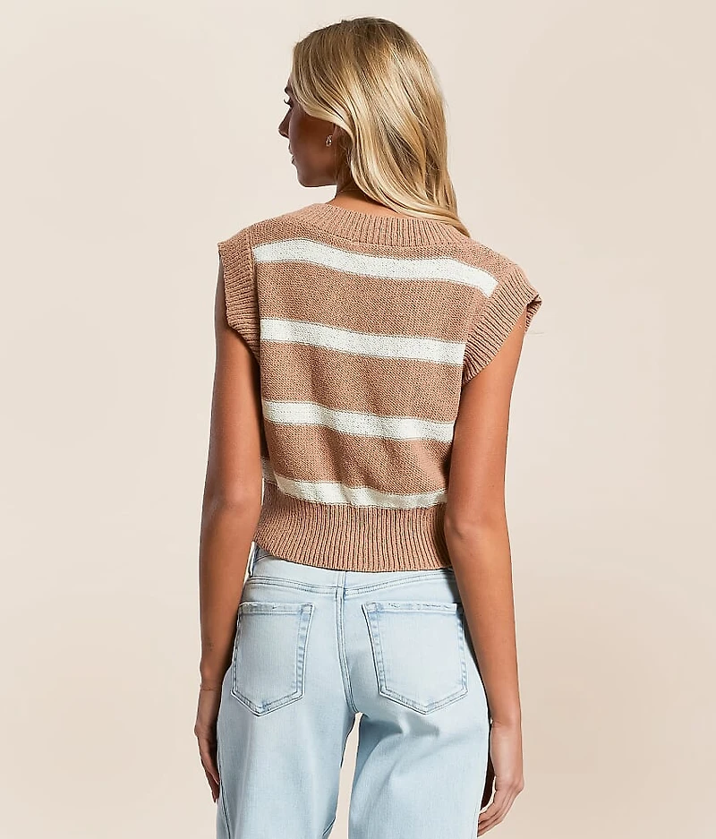 Striped Sweater Vest