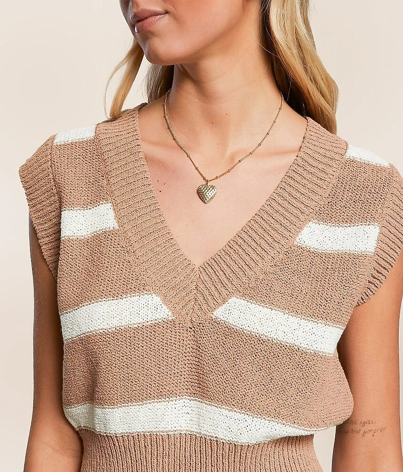 Striped Sweater Vest