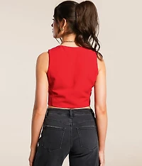 Classic Cropped Vest