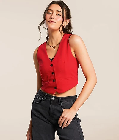 Classic Cropped Vest