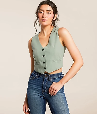 Classic Cropped Vest