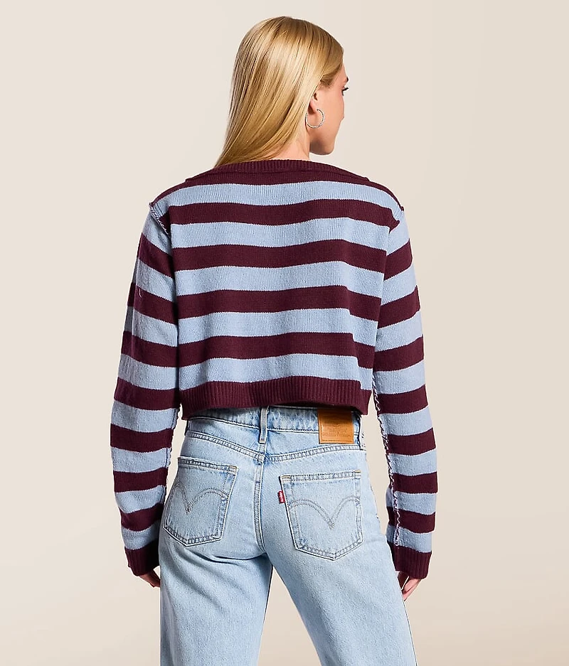 Striped Boatneck Sweater