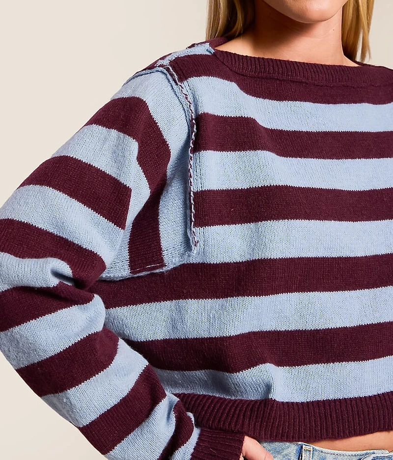 Striped Boatneck Sweater