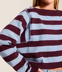 Striped Boatneck Sweater