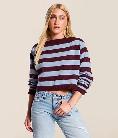 Striped Boatneck Sweater